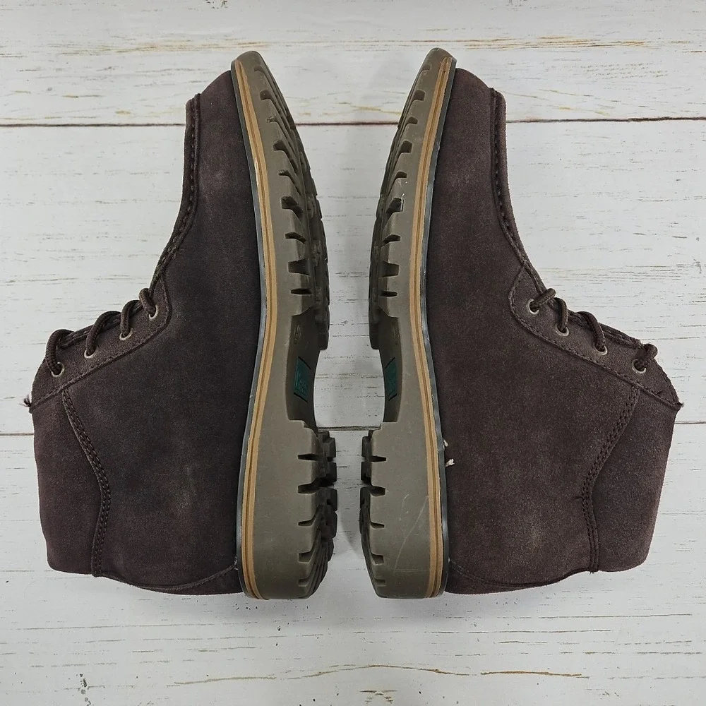 Bass Kilduff Mens 9 Chocolate Brown Suede Leather Chukka‎ Boot Hiking 1493-211